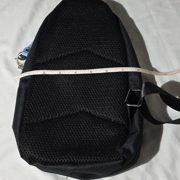 New! Astronaut With Guitar Rocket Black Sling Bag Backpack Kids Cartoon Fun - Picture 10 of 10